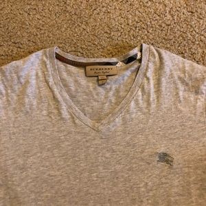 Burberry Grey V Neck size M